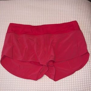 Lululemon Speed Up Short 2.5 Heartthrob Pink